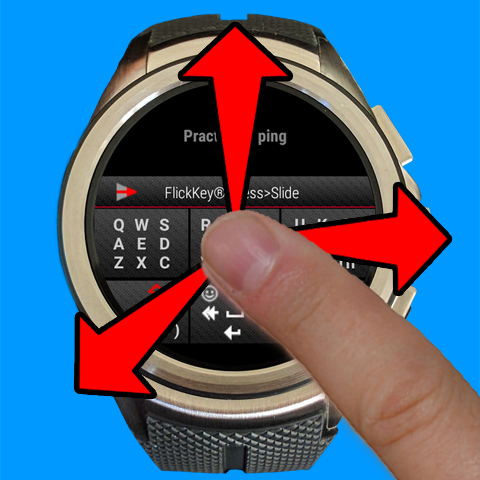 Android application FlickKey (Non-Wear) Smartwatch screenshort