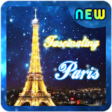 Eiffel Night Sky Glow Romantic Keyboard Theme icon