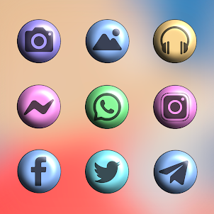 Pixly Material 3D - Icon Pack