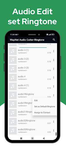 WapNet Audio Cutter - Ringtone Screen 3