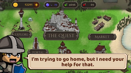 Idle Grail Quest MOD APK (Unlimited Gold/Free Upgrade Hero) 3