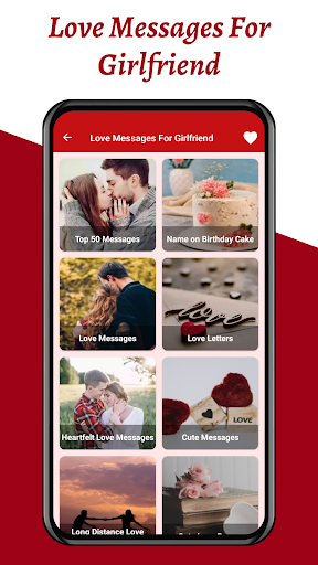 Android application Love Messages for Girlfriend screenshort