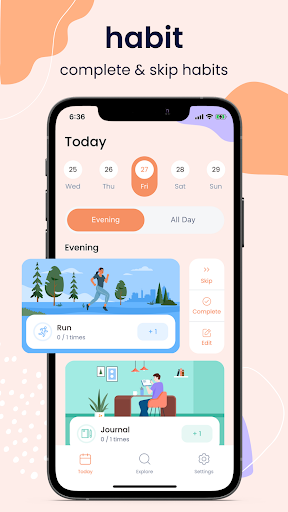 Haptive - Habit Tracker & Goal Screen 2
