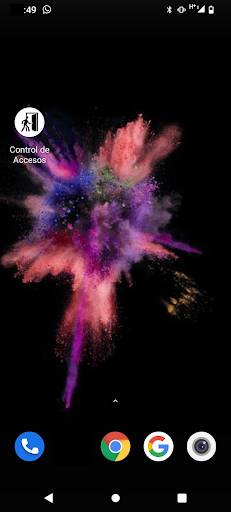 Android application ColegiosControlAccesos screenshort