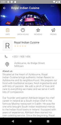 Royal Indian Cuisine Screen 3