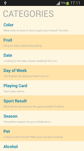 Android application Random Stuff screenshort