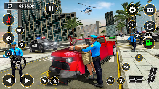 Police Car Chase Cop Sim 3D