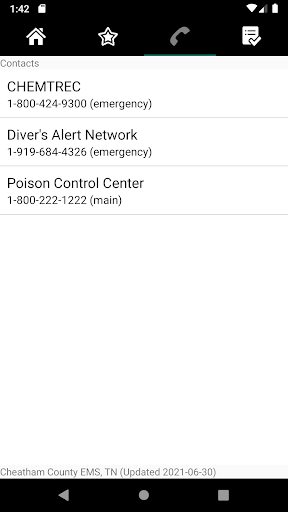 Android application Cheatham County EMS screenshort