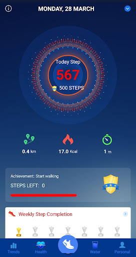 Pedometer - Step Counter Screen 3