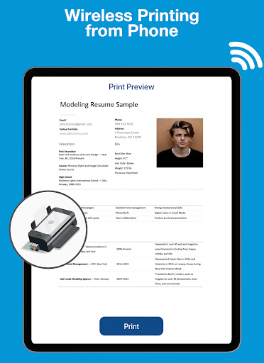 Screenshot of Smart HPrinter Service :ePrint