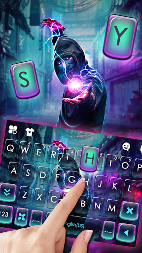 Cool Anonymous Keyboard Backgr Screen 2