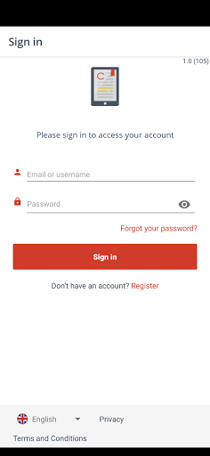 Aperçu de l'application
