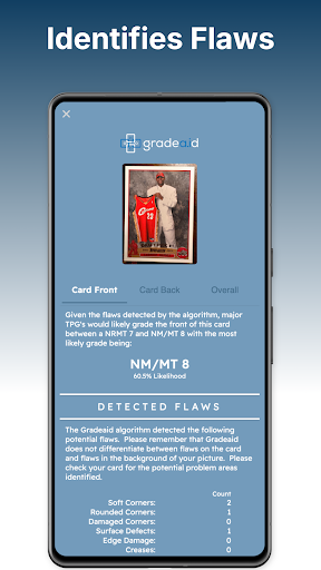 Gradeaid - AI card pre-grading Screen 3