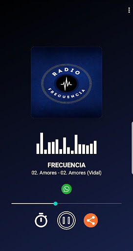 Android application FRECUENCIA screenshort