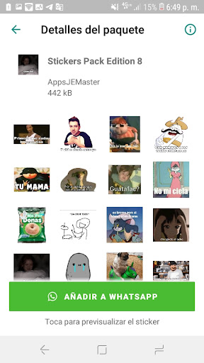 Meme Stickers con Frases