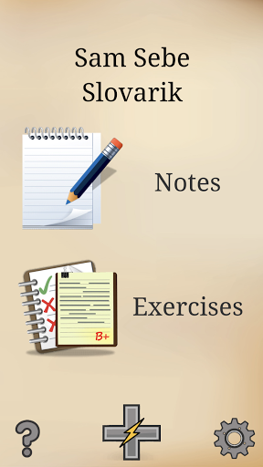 Android application Sam Sebe Slovarik (Vocabulary) screenshort
