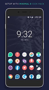 Minimal O - Icon Pack Capture d'écran