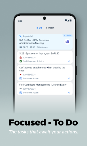 Screenshot of SAP for Me