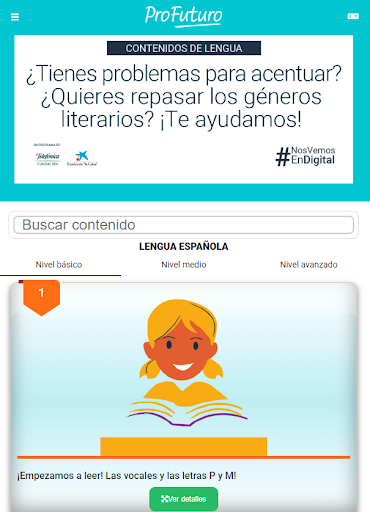 Oferta ProFuturo Screen 3