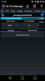 3C CPU Manager (root) Screenshot