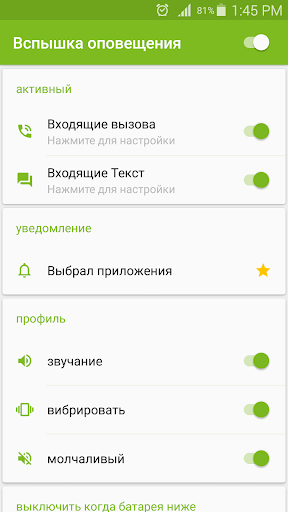 Предварительный просмотр приложения