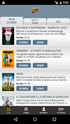 Webtic Milano al Cinema Screen 2
