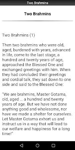 Two Brahmins Sutta - Buddhism