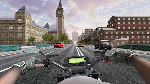 Traffic Bike Driving Simulator screenshots 2