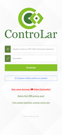 Android application ControLar Gestão Imobiliária screenshort