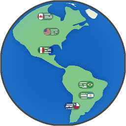 Icon image Map of Languages