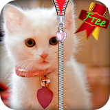 kitty Zipper Lock Screen icon
