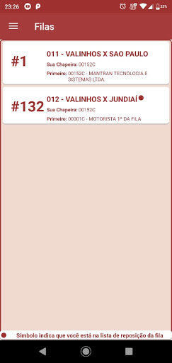 Android application Mantran Log screenshort