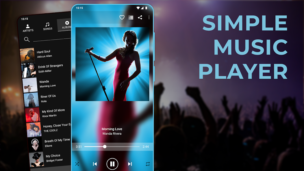 Sederhana Music Player 70076 APK + Mod (Unlimited money) untuk android