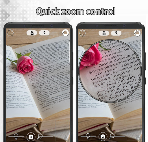 Android application Magnifier Pro magnifying glass screenshort