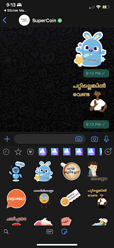 Malayalam Sticker for whatsapp Screen 3