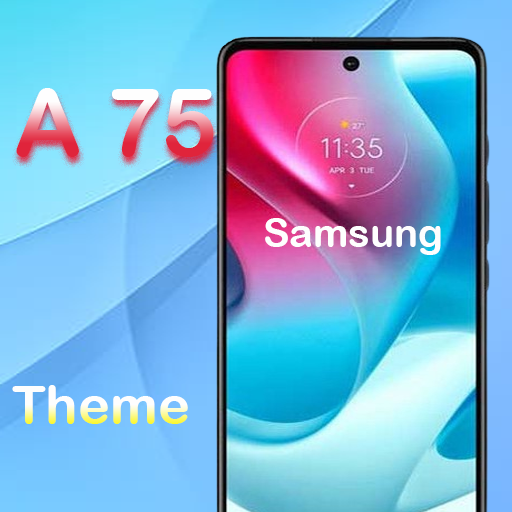 Samsung A75 Theme And Launcher logo
