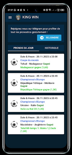 King Win - Conseils de paris Screen 3