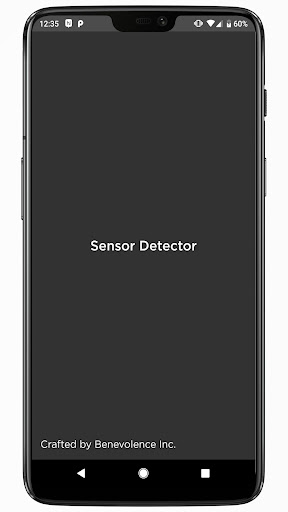 Android application Sensor Detector screenshort
