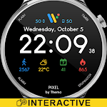 Cover Image of Download Minimalist Pixel Watch Face  APK