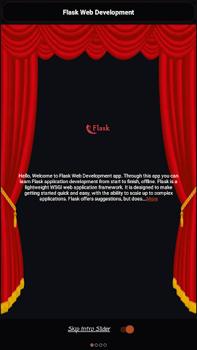 Android application Flask Web Framework screenshort