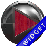 Poweramp Widget Red Wood Metal icon