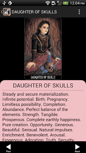 Screenshot of The Tarot of Vampyres