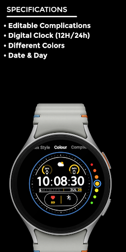 Night ver 21 - watch face screenshot 9