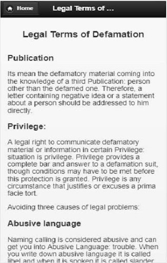 Legal Aspects of Communication Screen 2