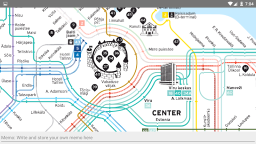 TALLINN BUS TRAM TROLLEY MAP Screen 3