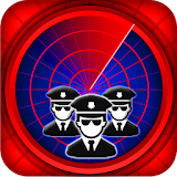 Police scanner radar simulator icon