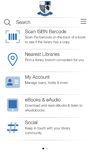 Android application Monaghan County Libraries screenshort