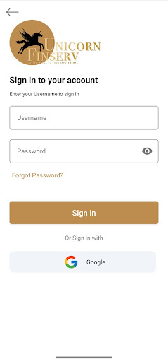 Unicorn Finserv Screen 2