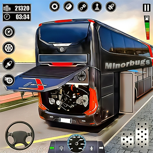 City Coach Bus Pro Driver Game  Icon