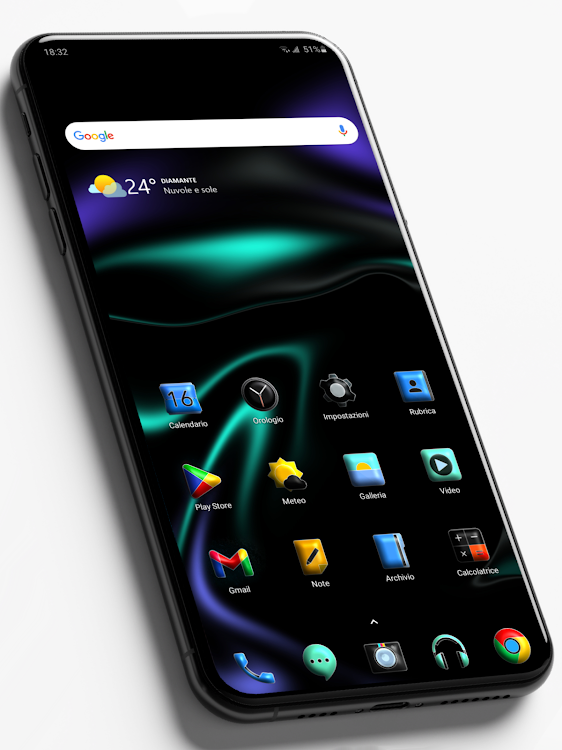 FluOxigen 3D - Icon Pack - 4.1 - (Android)